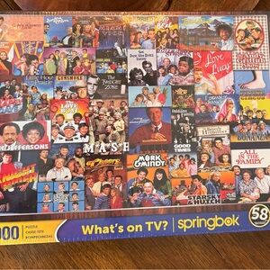 Springbok What's on TV? Jigsaw Puzzle - Multicolor